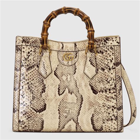 gucci diana python bag|Gucci limited edition python bag.